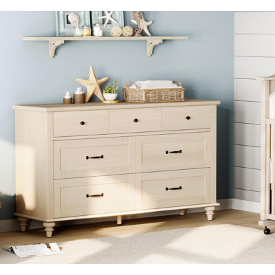 Commode pour enfants avec 7 tiroirs, commode pour chambre d'enfant, vestibule