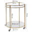 Kaden Aluminium Bar Cart