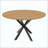 Extendable Round Dining Table For 2-6 Person, Finish Expandable Table With Carbon Steel Base, Modern Space Saving Dining Room Furniture-1492395297-1492395298