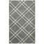 Tapis gris foncé en laine touffeté à la main Milroy-26830963