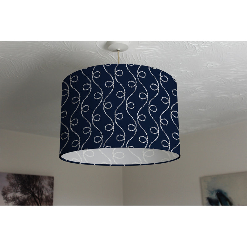 Cotton Drum Lamp Shade ( Uno ), 25cm H x 40cm W x 40cm D