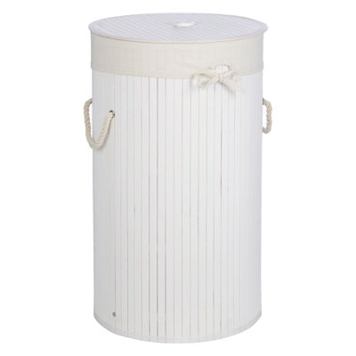 Audubon Wood Laundry Hamper with Handles
