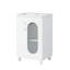 Meuble-lavabo de 20 po avec lavabo, meuble-lavabo avec tablette à deux niveaux, tablette réglable, meuble-lavabo