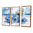 Toile avec cadre flottant brun