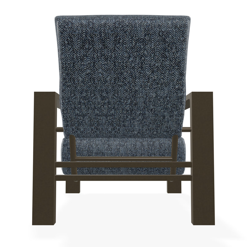Larssen Deep Seating Cushion Arm Chair, Beachwood, Restore Indigo