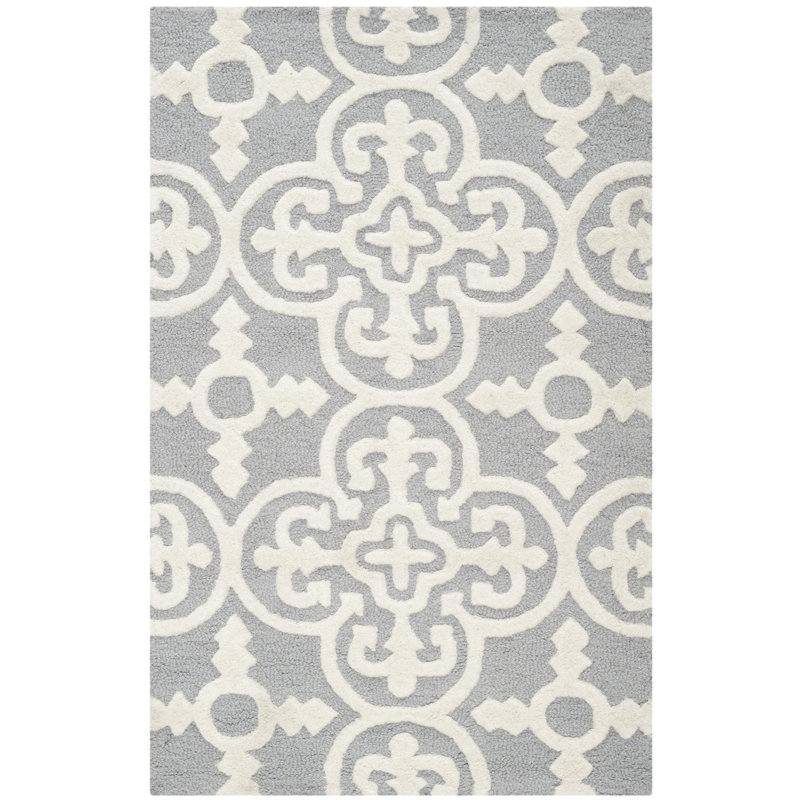 Cambridge Hand Tufted Wool Ikat Rug, Rectangle 2'6" x 4'