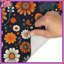 Tapis de bain floral Boho-1626463106
