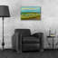 «Peach Trees In Blossom» par Vincent Van Gogh, art mural en verre acrylique-544912027