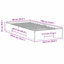 Floor Bed Frame With Storage Solid Pine Wood-804585987-804586012