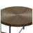 2 Table Collection - Dark Walnut, Waterproof , , Metal Legs Distressed Cylindrical Design Coffee And End Walnut Color, & Stable-768017597