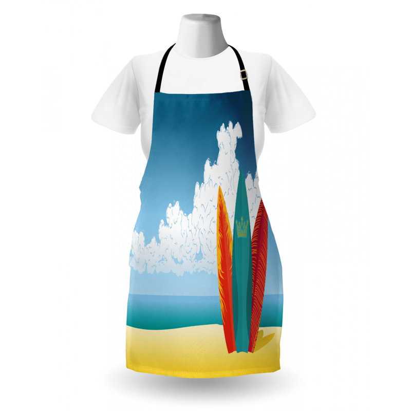 Tablier de plage graphique