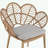 Wicker Chair Set of 2 with soft cushion