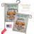 Double Sided 18.5'' H x 13'' W Polyester Flag Set