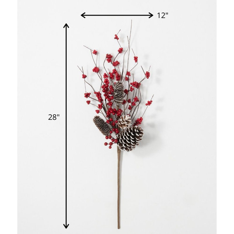 Branche de pin artificielle 28 po Batholo