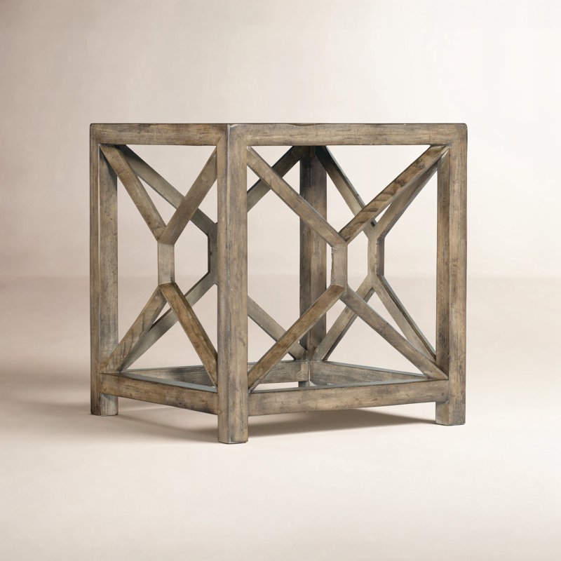 Macaron End Table, Brown