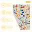 Paquet de 6 linges à vaisselle en microfibre à imprimé floral, 17,7 x 26 pouces