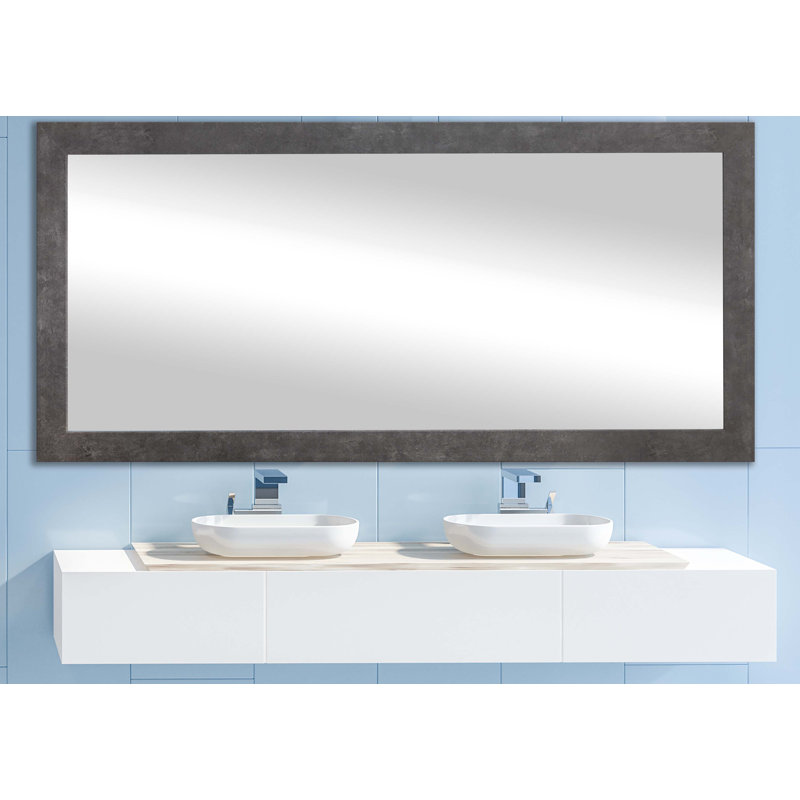 Mahathy Engineered Wood Flat Wall Mirror, 39" x 72" 