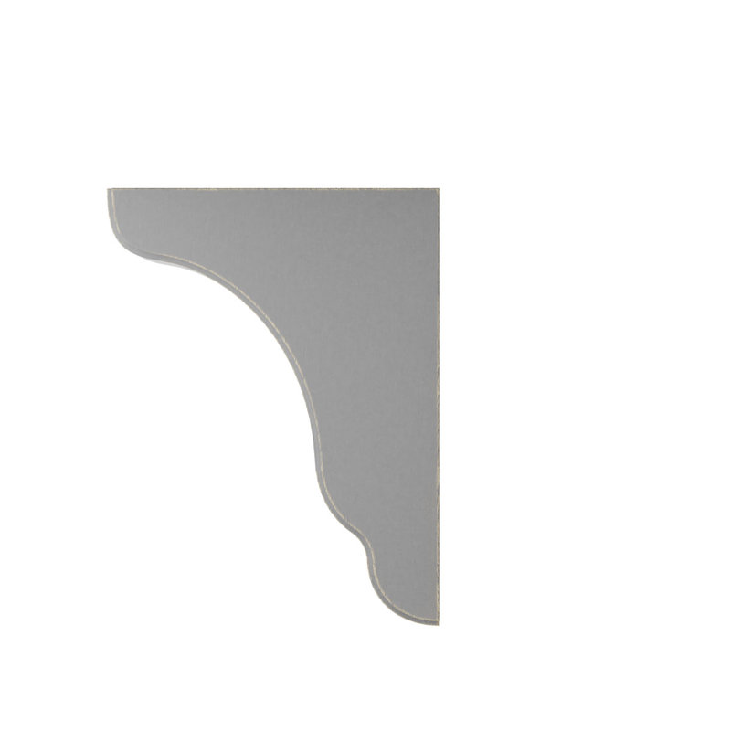 Support décoration rétro en bois Plymouth, H 11 po x l 1,75 po x P 8,5 po, Galet