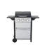 Barbecue au gaz traditionnel à 3 brûleurs Jenson avec composants en acier résistant aux hautes températures et en acier inoxydable