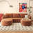 138.6" U Shaped Modern Modular Sectional Curved  Sofa with Ottoman, Minimalist Style Comfy Cloud Couch for Living Room Apartment, No Assembly Required Boneless Couches-1051966421-1051966422-1051966446