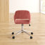 Primeaux Velvet Scandinavian Desk Chair-30562710