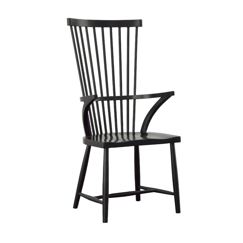 Westcliffe Solid Wood Slat Back Arm Chair