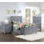 Transitional Style 1Pc Nightstand Only Bedroom Furniture Bedside Table Round Knobs 3-Drawers Nightstand-1584050491
