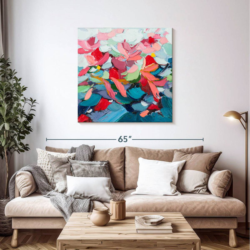 Pastel Internodes, 39" H x 39" W