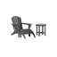 Chaise Adirondack en plastique avec repose-pieds Altura-87465139