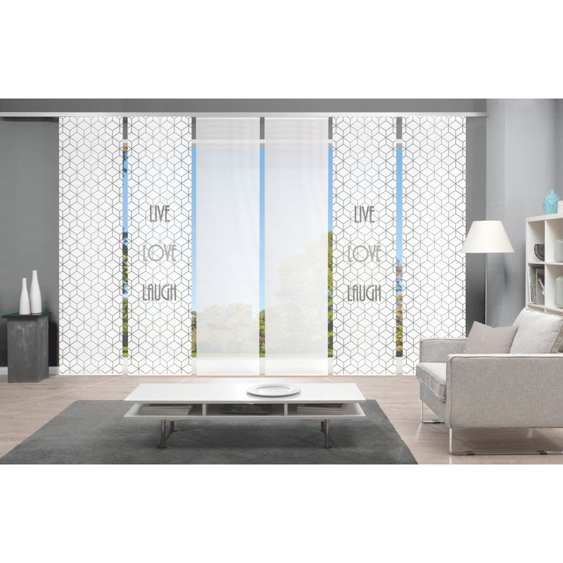 Huxley Pastore Track Insert Semi Sheer Sliding Panel