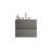Wall Mount Bathroom Vanity With Ceramic Sink With Three Faucet Holes-1044512816