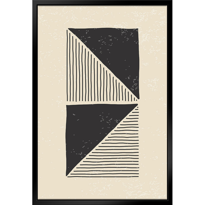 Black Triangles Series # 2 - on, H 14 po x l 11 po x P 2 po
