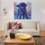 Canines & Colour by Iris Scott - Wrapped Canvas Print-34180818