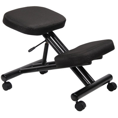 Jarrett Adjustable Height Ergonomic Kneeling Chair Wheels