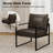 24.6'' W Soft Vegan Leather Accent Chair-108052972