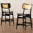 Berndina Counter Stool with Solid Wood Frame-1819718622