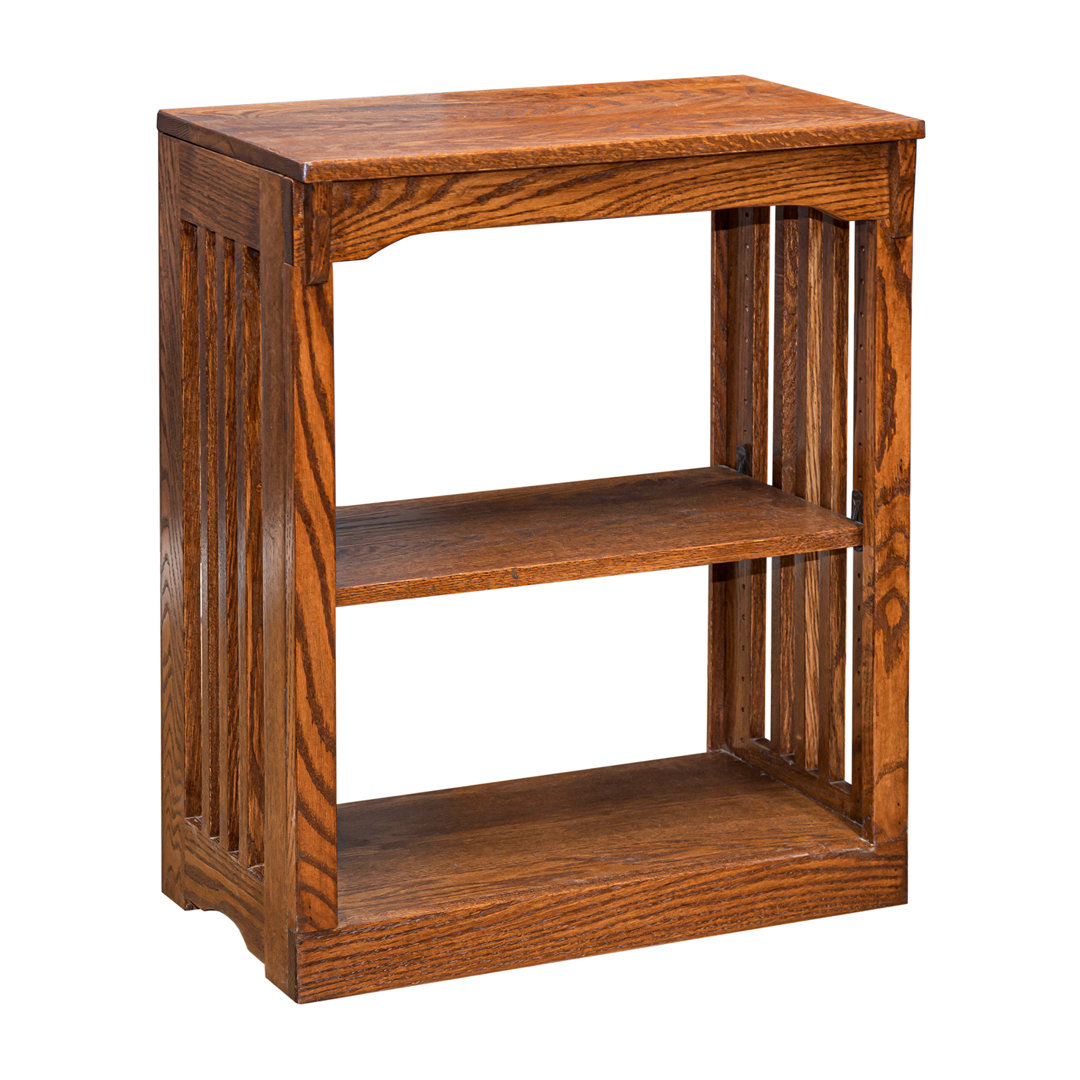 Milazzo Solid Wood Standard Bookcase Loon Peak® 