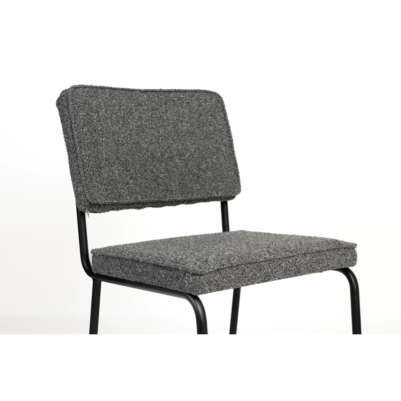 Buddy Upholstered Dining Chair, Black