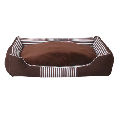 Tyrese Striped Cotton Pet Bed