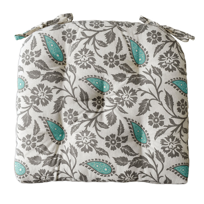 Coussin de siège 2 pièces Charlton Home®, Turquoise