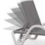 Chaise longue d'extérieur Norha