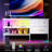TV Stand with LED Lights & Power Outlet, Entertainment Center for Living Room and Bedroom