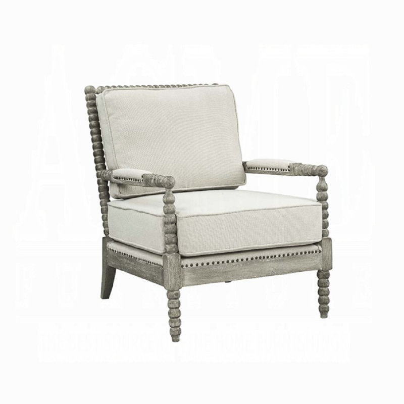Chaise d'appoint Saraid, Blanc