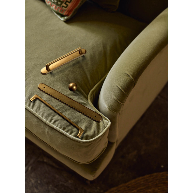 Classical Cabinet Bar Pull With Backboard Multipack, Antique Brass