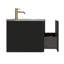 Meuble-lavabo flottant rayé en chêne noir brossé de 30 po avec lavabo en céramique blanche Etna-766989405-766989402
