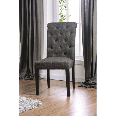 19" W Rustic Side Chair, Gray (2/CTN)