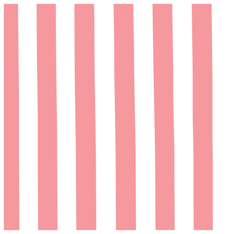 Pink  Stripes Blankets, 60in W x 80in H