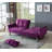 Hemphill 75.5'' Velvet Square Arm Sofa Bed-148759338