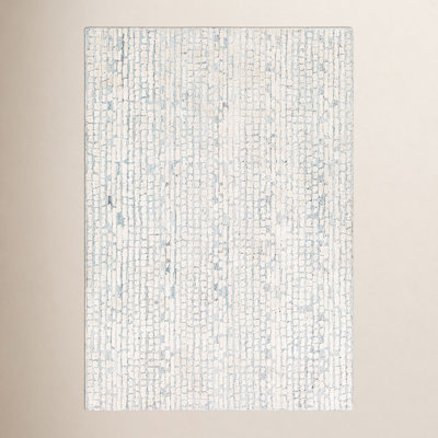 Mulbury Hand Tufted Gray/White Rug