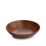 Nambe Skye Wood Ind Salad Bowl